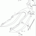 GSF600S BANDIT Seat tail cover (model k2)