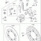 RM100 Передний тормоз