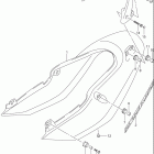 GSF600S BANDIT Seat tail cover (model y)