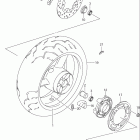 GSX-R600 Заднее колесо