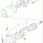 GSX600F KATANA Стартер (model k1 / k2 / k3)