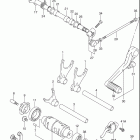 GSX-R750 Механизм  переключения передач