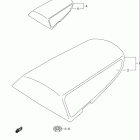 GSX-R750 Seat tail box (model y)