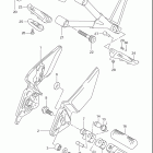GSF600S BANDIT Подножки