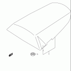 GSX-R600 Seat tail box (model k3)