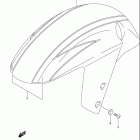 GSX-R600 Переднее крыло (zk3)