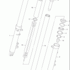GSX750F KATANA Передняя вилка  (model w / x / y / k1 / k2)