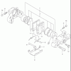 GSX600F KATANA Задний суппорт