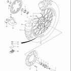 RM125 Rear wheel (model k3)