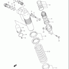 RM125 Rear shock absorber (model k5)