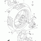 SV650, S Заднее колесо