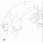 GZ250 Rear fender (model k2)