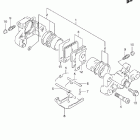 SV650, S Задний суппорт