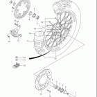RM125 Rear wheel (model k5)