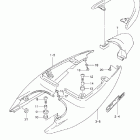SV650, S Seat tail cover (model x)