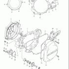RM125 Crankcase cover-water pump