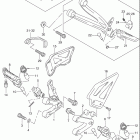 GSX-R1000 Подножки