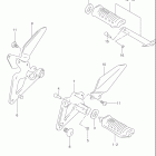 GS500 Подножки