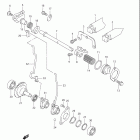 RM125 Exhaust valve (model k1 / k2)