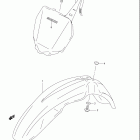 RM125 Front fender (model k1 / k2 / k3)