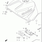 GSX-R1000 Топливный бак (модель K2)