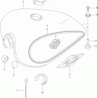 GZ250 Топливный бак (модель K2)