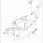 SV650, S Seat tail cover (model y)