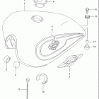 GZ250 Топливный бак (модель K1)
