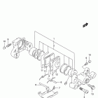 GSF1200S BANDIT Rear caliper (gsf1200sv / sw / sx / sy)