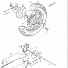 JR50 Заднее колесо