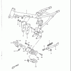 JR50 Frame - footrest