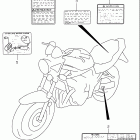 GSF600S BANDIT Наклейки