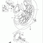 DR350SE Заднее колесо