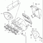 GSF600S BANDIT Воздухозаборник