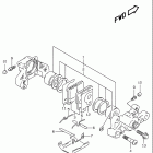 GSF600S BANDIT Задний суппорт