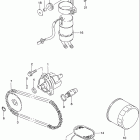 VS800GL INTRUDER Масляный и топливный насос