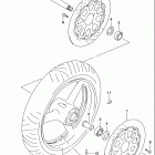 TL1000S Front wheel (model k1)