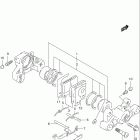 GSX-R600 Задний суппорт