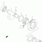 DR650SE Балансир кривошипа