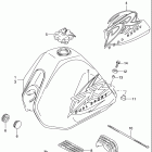 DR200SE Fuel tank (model x / y)