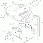 GSX-R600 Топливный бак (модель Y)