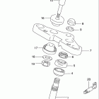 VS800GL INTRUDER Steering stem (model y)