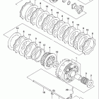 TL1000S Сцепление (модель x / y / k1)