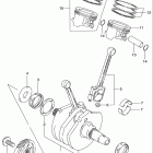 VS800GL INTRUDER Коленвал