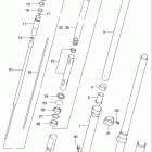 RM125 Front damper (model v)