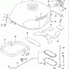 TL1000S Fuel tank (model v / w / x)