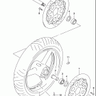TL1000S Front wheel (model v / w / x / y)