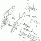 GSF600S BANDIT Подножки
