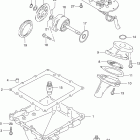 GSX-R600 Oil pan - oil pump - fuel pump