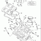 TL1000S Передняя головка цилиндров